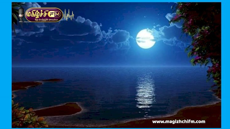 நதி நீரில் உடையும் நிலா