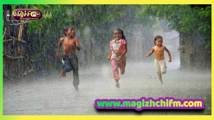 மழையில் குழந்தைகள் ஆட்டம்...! 013