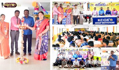 எக்சல் வணிகவியல் கல்லூரியில் தொழில் வழிகாட்டுதல் நிகழ்ச்சி